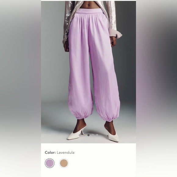 Maeve Pants - NWT Maeve Shiny Balloon Pants - Medium